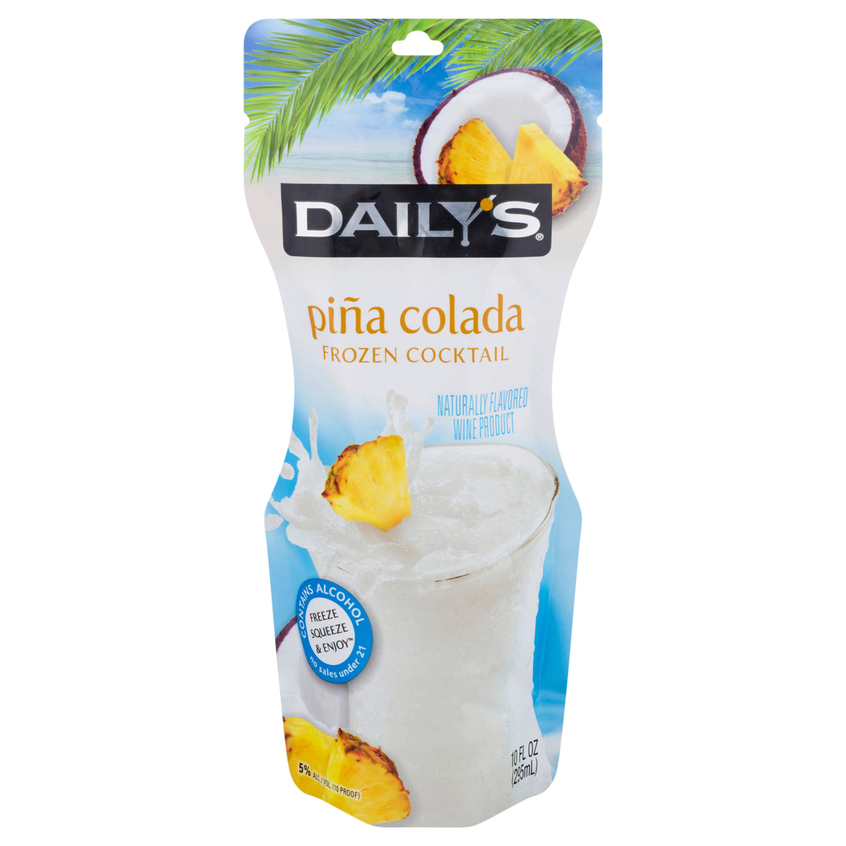 Daily's Pina Colada Ready to Drink Frozen Pouch 10 fl oz