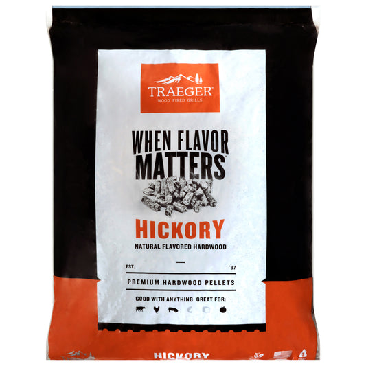Traeger Hickory Hardwood Pellets 18 lb