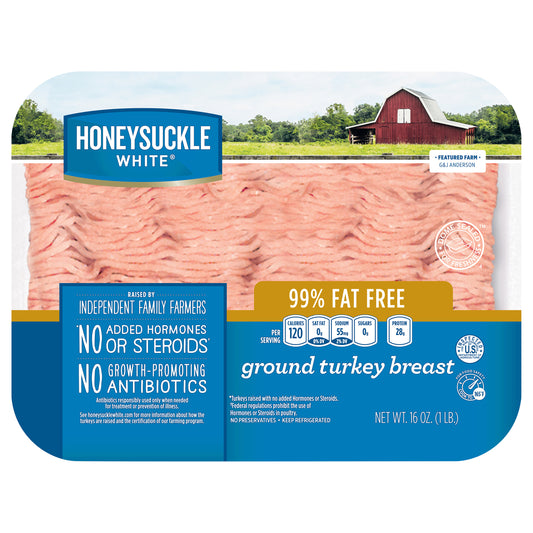 Honeysuckle White® 99% Fat Free Ground Turkey Breast Tray