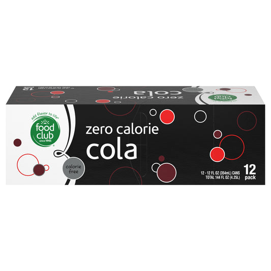 Food Club Zero Calorie Cola 12 Pack