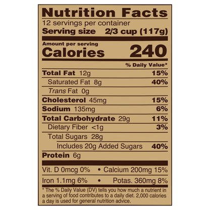 Blue Bell Milk Chocolate Ice Cream 0.5 gal