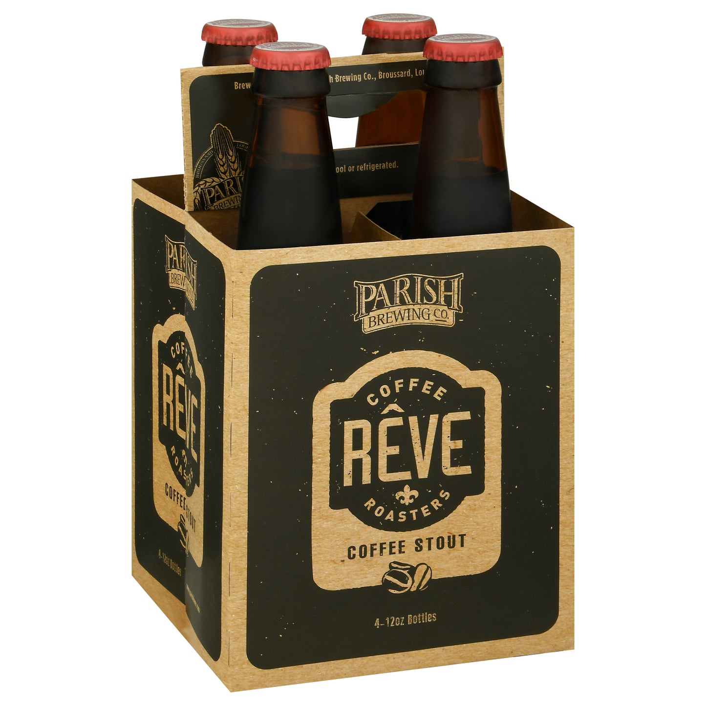 Parish Brewing Reve Coffee Stout Beer 4 - 12 oz Bottles