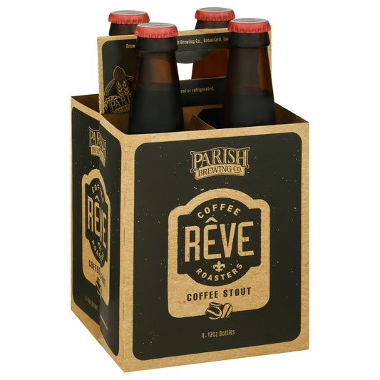 Parish Brewing Reve Coffee Stout Beer 4 - 12 oz Bottles