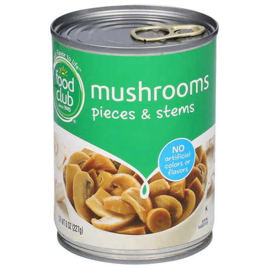 Food Club Pieces & Stems Mushrooms 8 oz