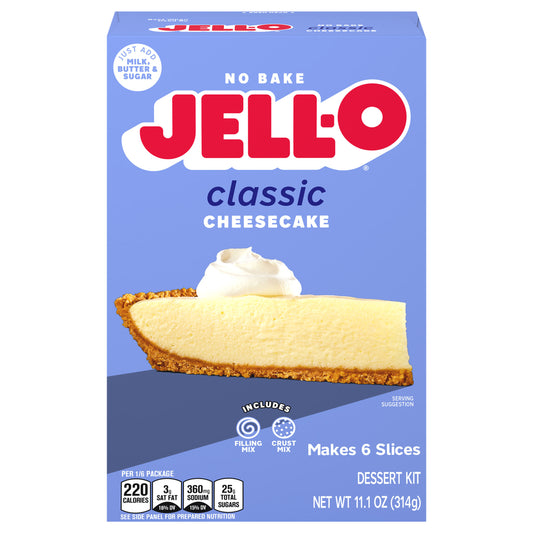 Jell-O No Bake Classic Cheesecake 11.1 oz