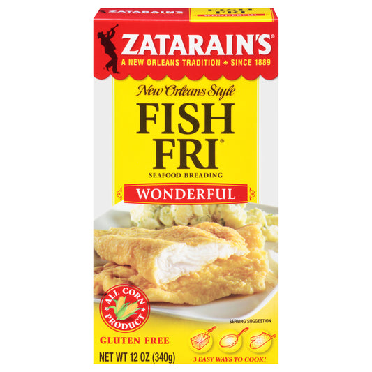 Zatarain's Fish Fry - Plain, 12 oz
