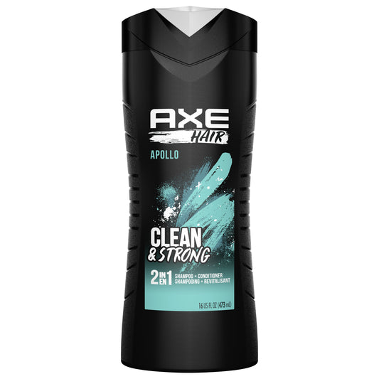 Axe Wash & Care 2-in-1 Shampoo & Conditioner Apollo Wash & Care 16 Oz