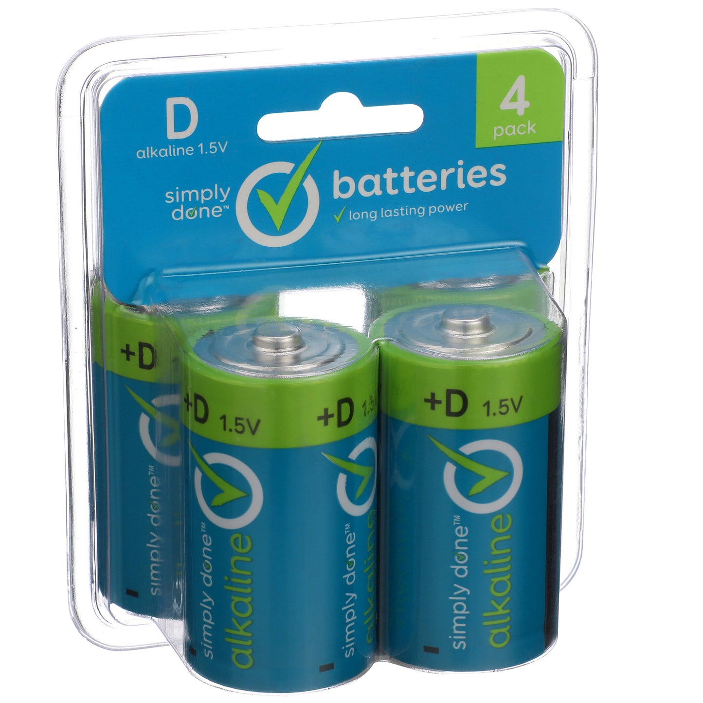D Alkaline 1.5V Batteries