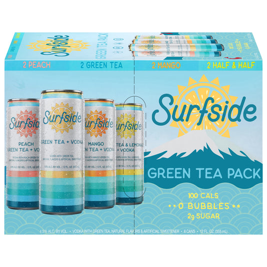 Surfside Assorted Vodka Green Tea Pack 8 - 12 fl oz Cans