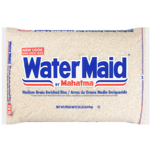 Water Maid Enriched Medium Grain Rice 20 lb