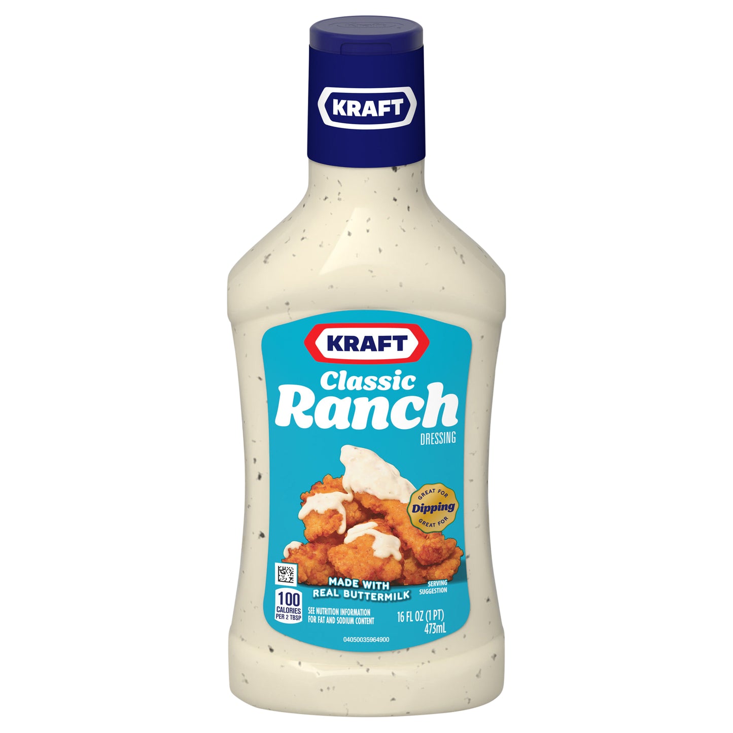 Kraft Classic Ranch Salad Dressing, 16 fl oz Bottle