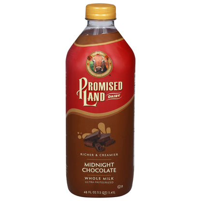 Promised Land Dairy Midnight Chocolate Whole Milk 48 fl oz