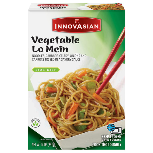 InnovAsian Vegetable Lo Mein, 14 oz (Frozen)