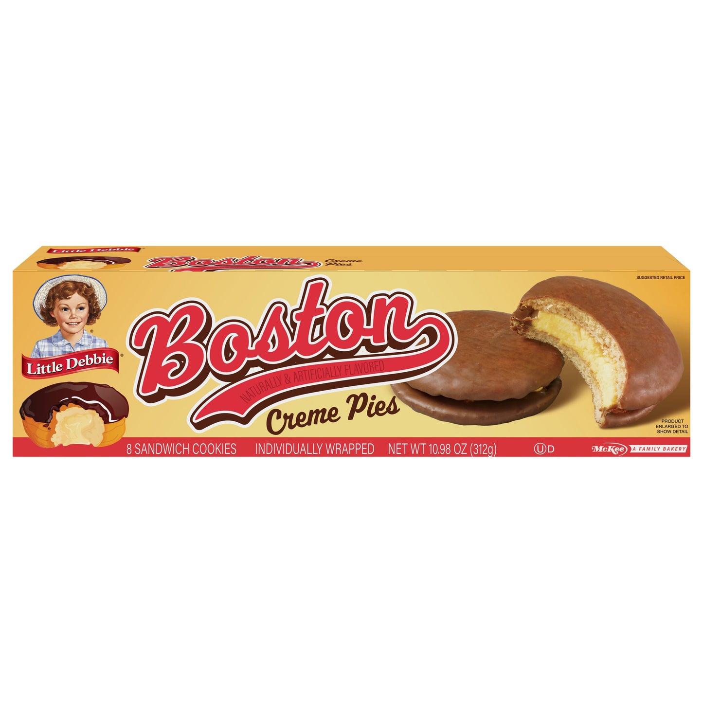 Snack Cakes, Little Debbie Family Pack Boston Creme Pies