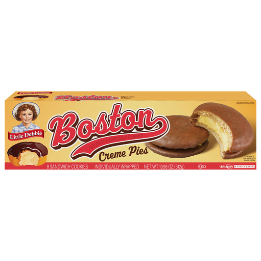 Snack Cakes, Little Debbie Family Pack Boston Creme Pies