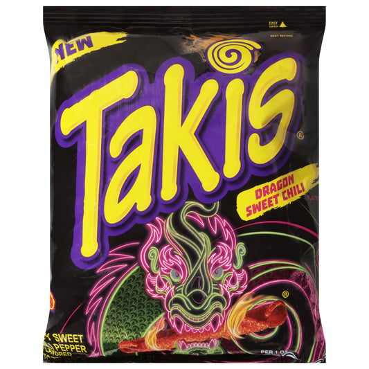 Takis Hot Dragon Sweet Chili Tortilla Chips 3.25 oz