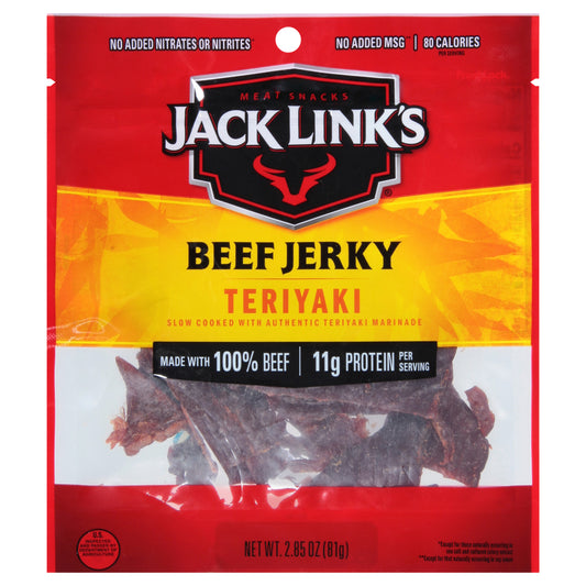Jack Link's Teriyaki Beef Jerky 2.85 oz