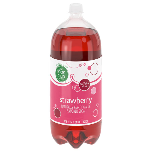 Food Club Strawberry Soda 67.6 fl oz