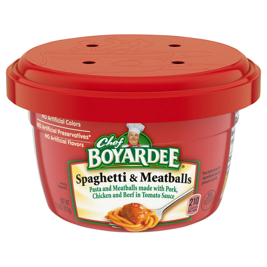 Chef Boyardee Spaghetti & Meatballs in Tomato Sauce, 7.5 Oz.