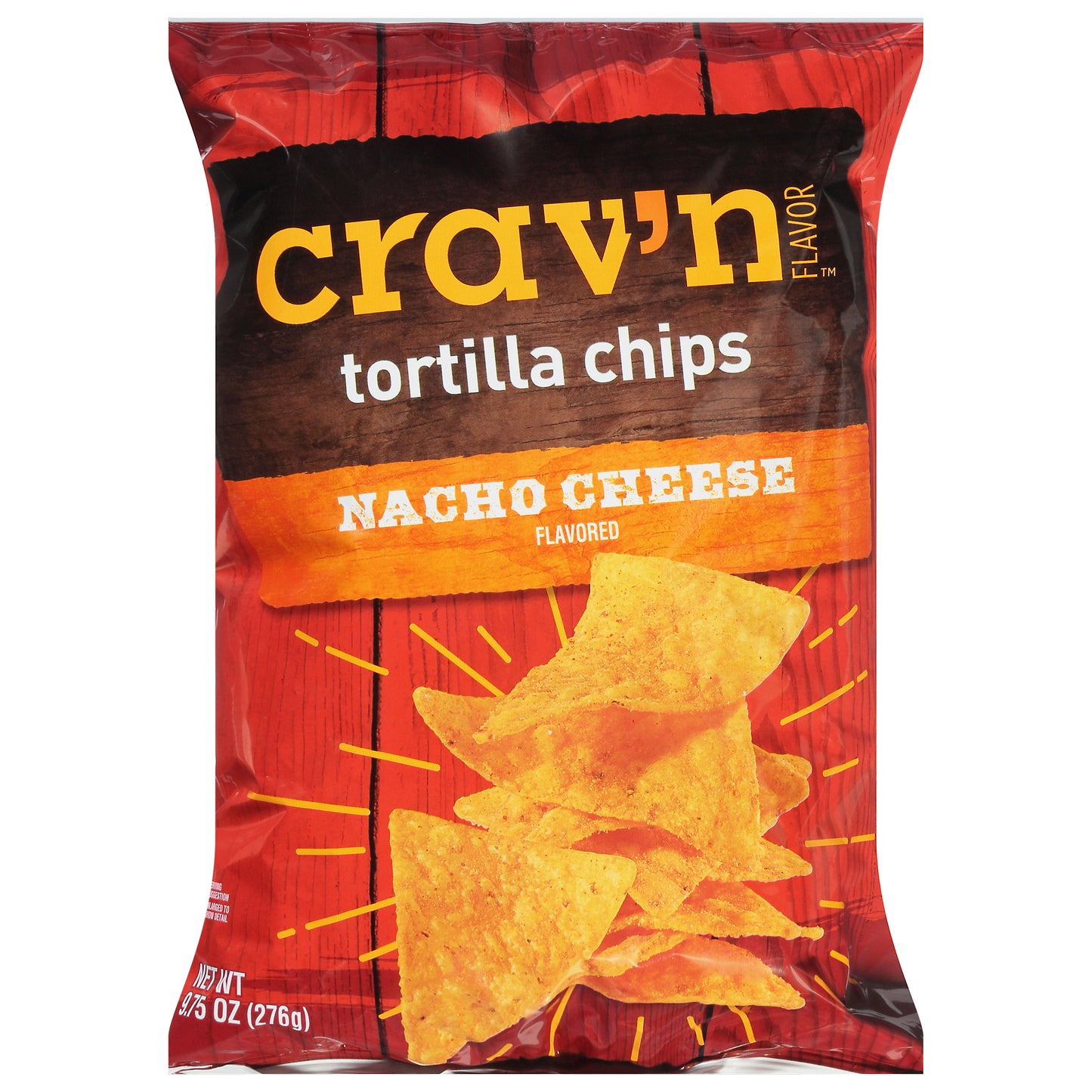 Crav'n Flavor Nacho Cheese Flavored Tortilla Chips 9.75 oz