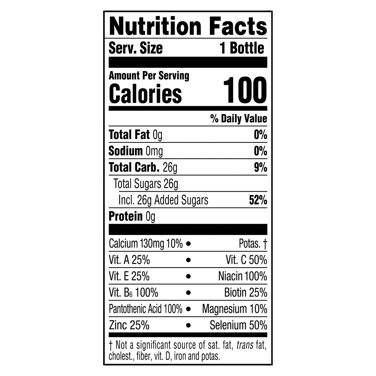 Glaceau VWTR Elevate-KO Bottle, 20 fl oz