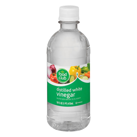 Food Club Distilled White Vinegar 16 oz