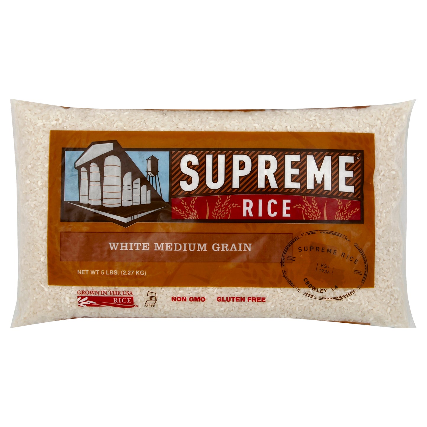 Supreme Rice White Rice 5 lb - WHITE MEDIUM GRAIN