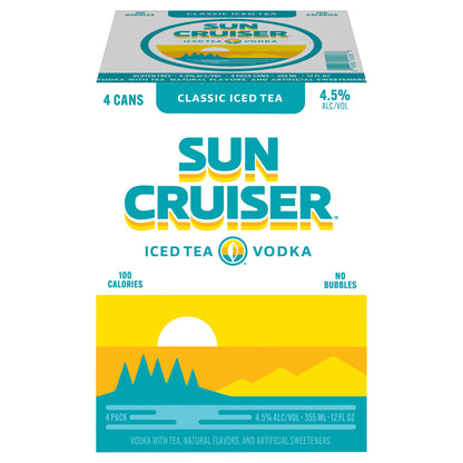 Sun Cruiser Vodka Iced Tea, Classic Iced Tea (12 fl. oz. Can, 4pk.)
