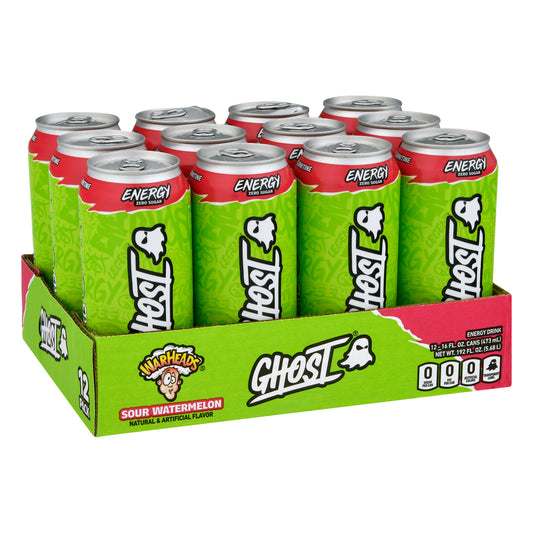 Ghost 12 Pack Sour Watermelon Energy Drink 12 ea