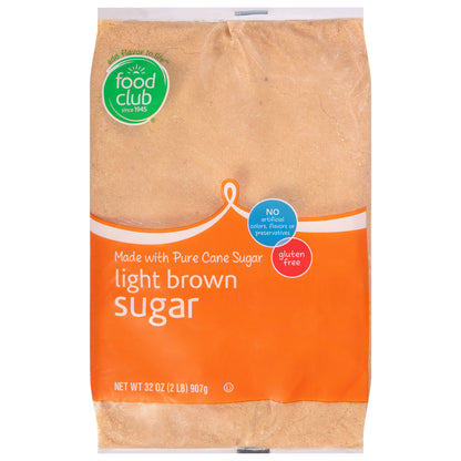 Food Club Light Brown Sugar 32 oz