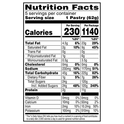 Pop-Tarts Frosted Molten Lava Cake 10.9oz