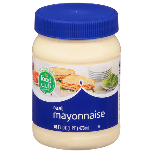 Food Club Real Mayonnaise 16 fl oz