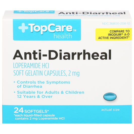 TopCare Health 2 mg Anti-Diarrheal 24 Softgels
