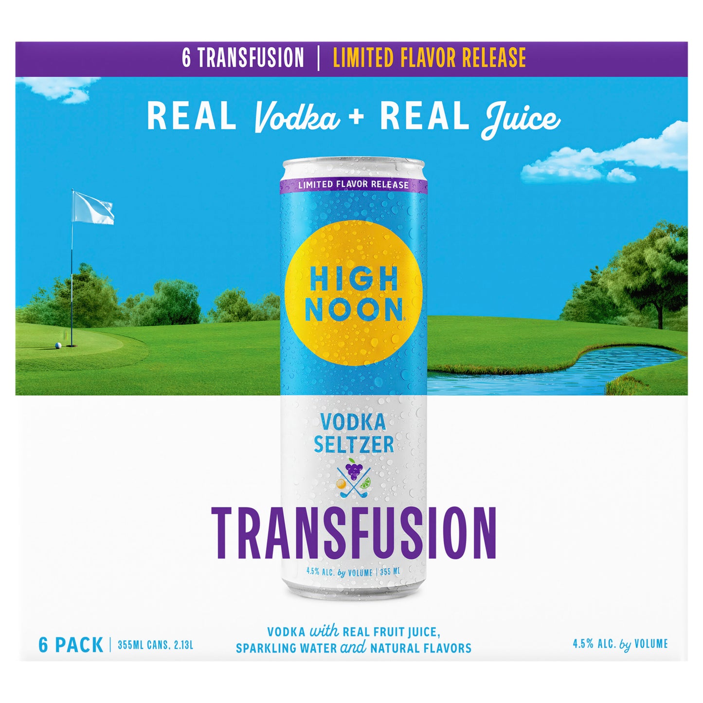 High Noon Vodka Seltzer Transfusion 6 pack