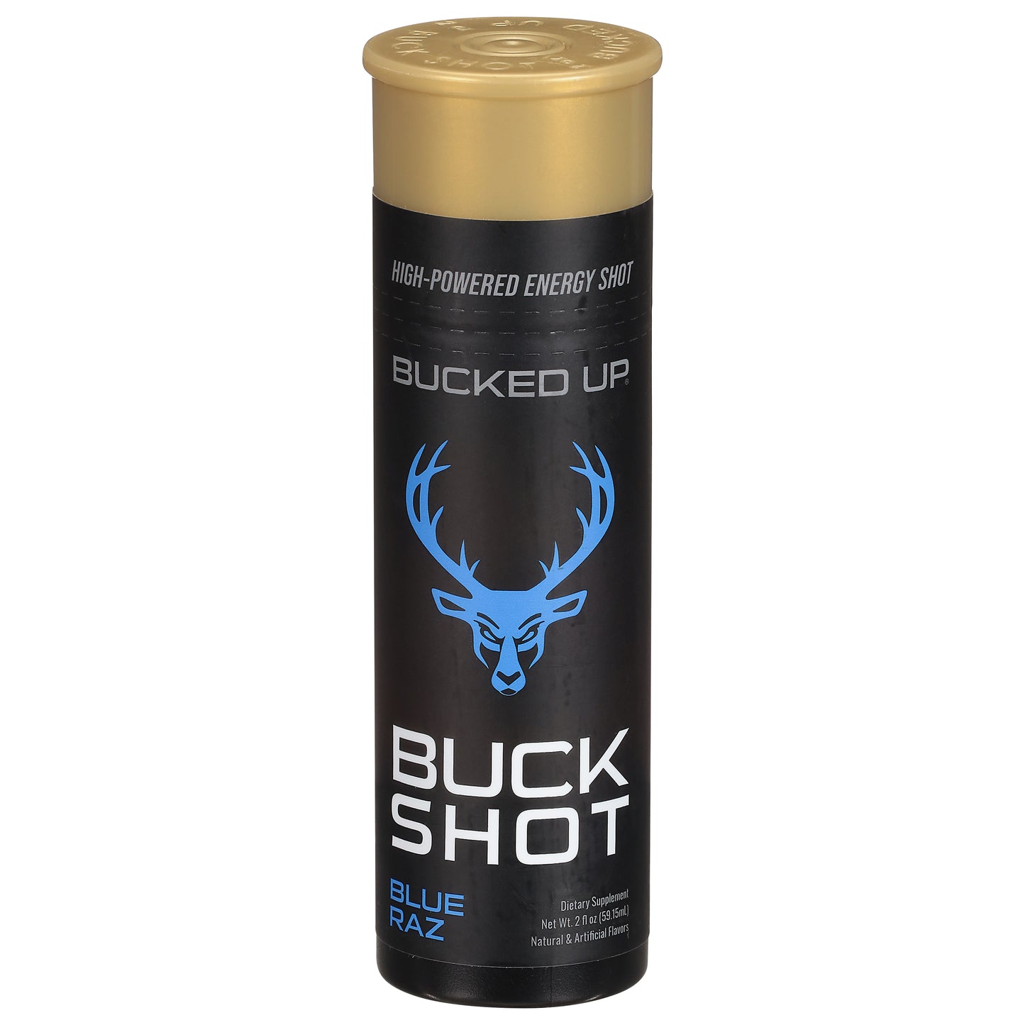 Bucked Up Blue Raz Blue Raspberry Flavor Energy Drink 2 fl oz