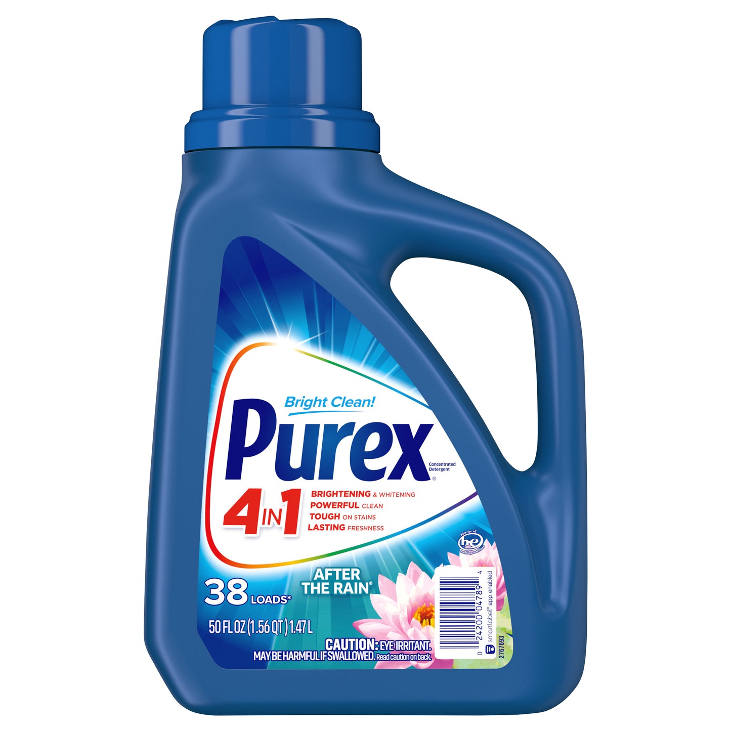 Purex Liquid Laundry Detergent, After the Rain, 50 Fluid Ounces, 38 Loads