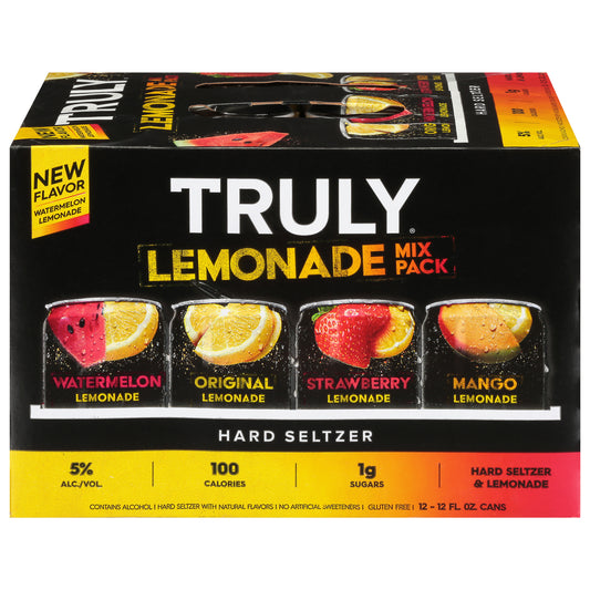 Truly Lemonade Hard Seltzer 12 - 12 fl oz Cans