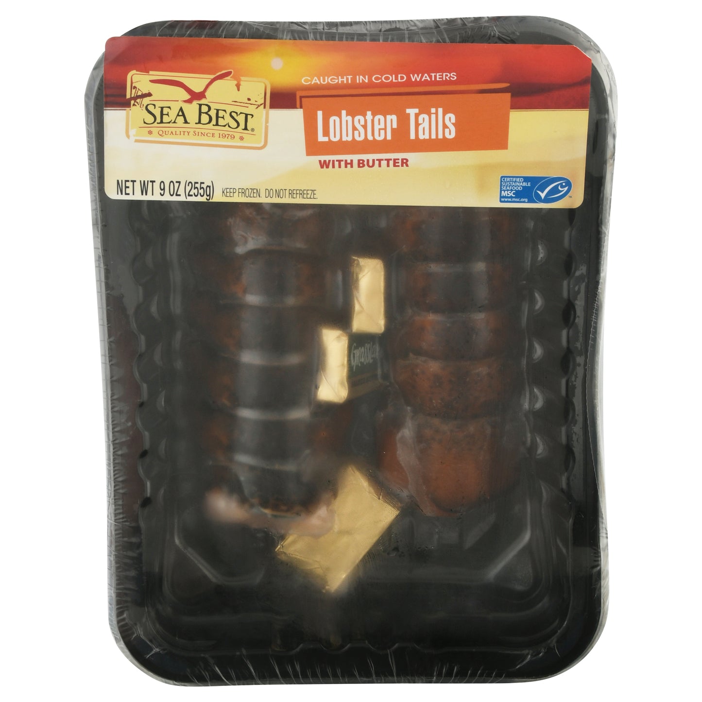 Sea Best Lobster Tails with Butter 9 oz Tray