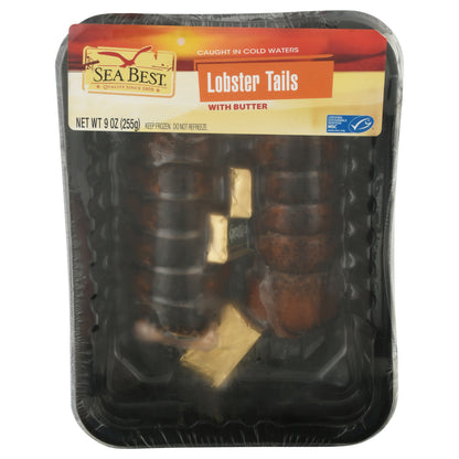 Sea Best Lobster Tails with Butter 9 oz Tray