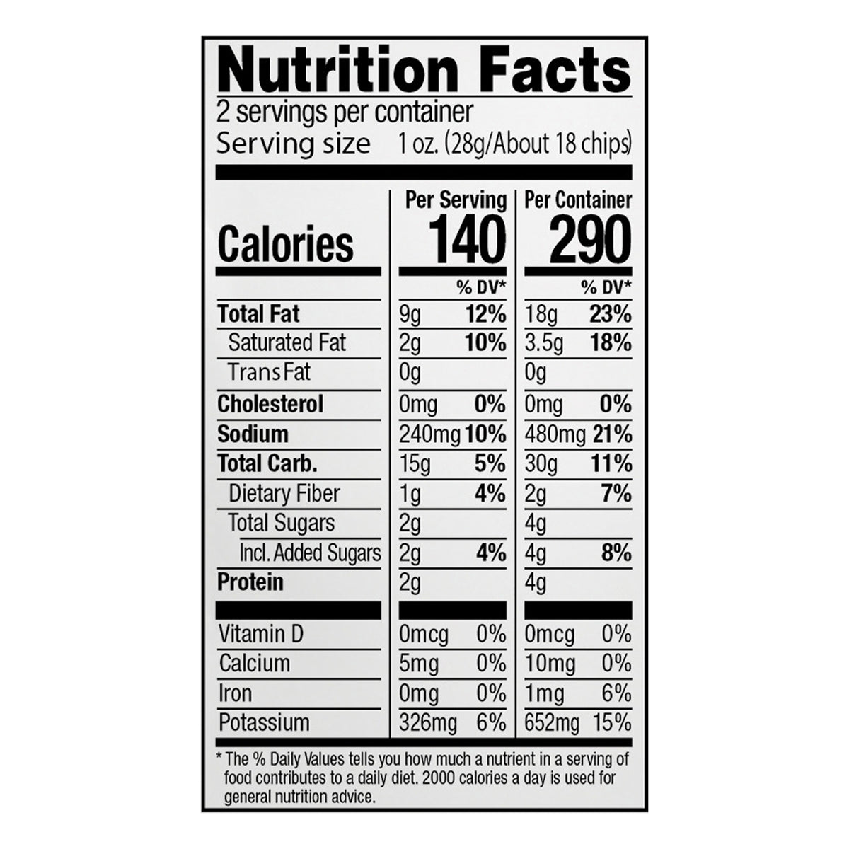 DR Sweet Maui Onion Kettle Chips 2.0oz