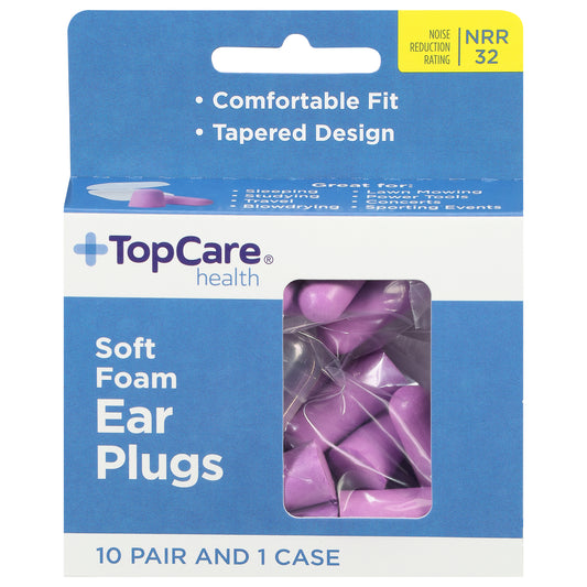 TopCare Health NRR 32 Soft Foam Ear Plugs 1 ea