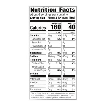 Crav'n Flavor Sea Salt Popcorn 6 oz