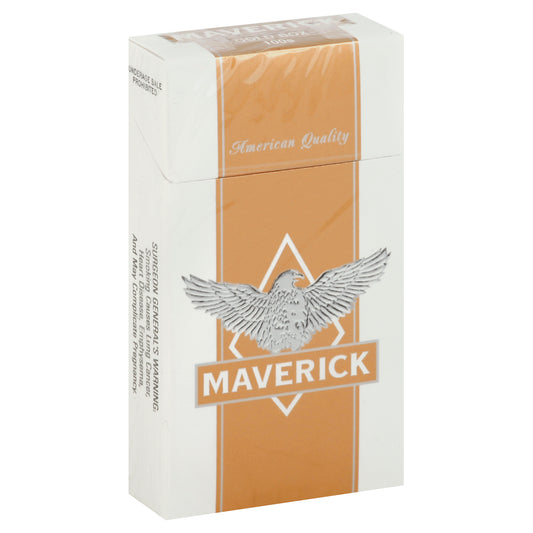 Maverick Cigarettes 20 ea - GOLD BOX 100'S