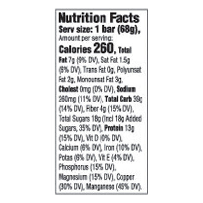 Full Circle Market Crunchy Peanut Butter Energy Bar 2.4 oz