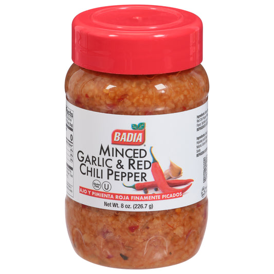 Badia Minced Garlic & Red Chili Pepper 8 oz