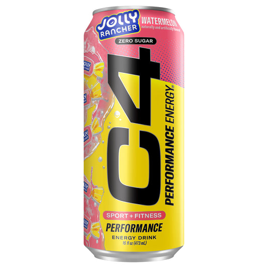 C4 Performance Jolly Watermelon Energy Drink, 16 fl oz can