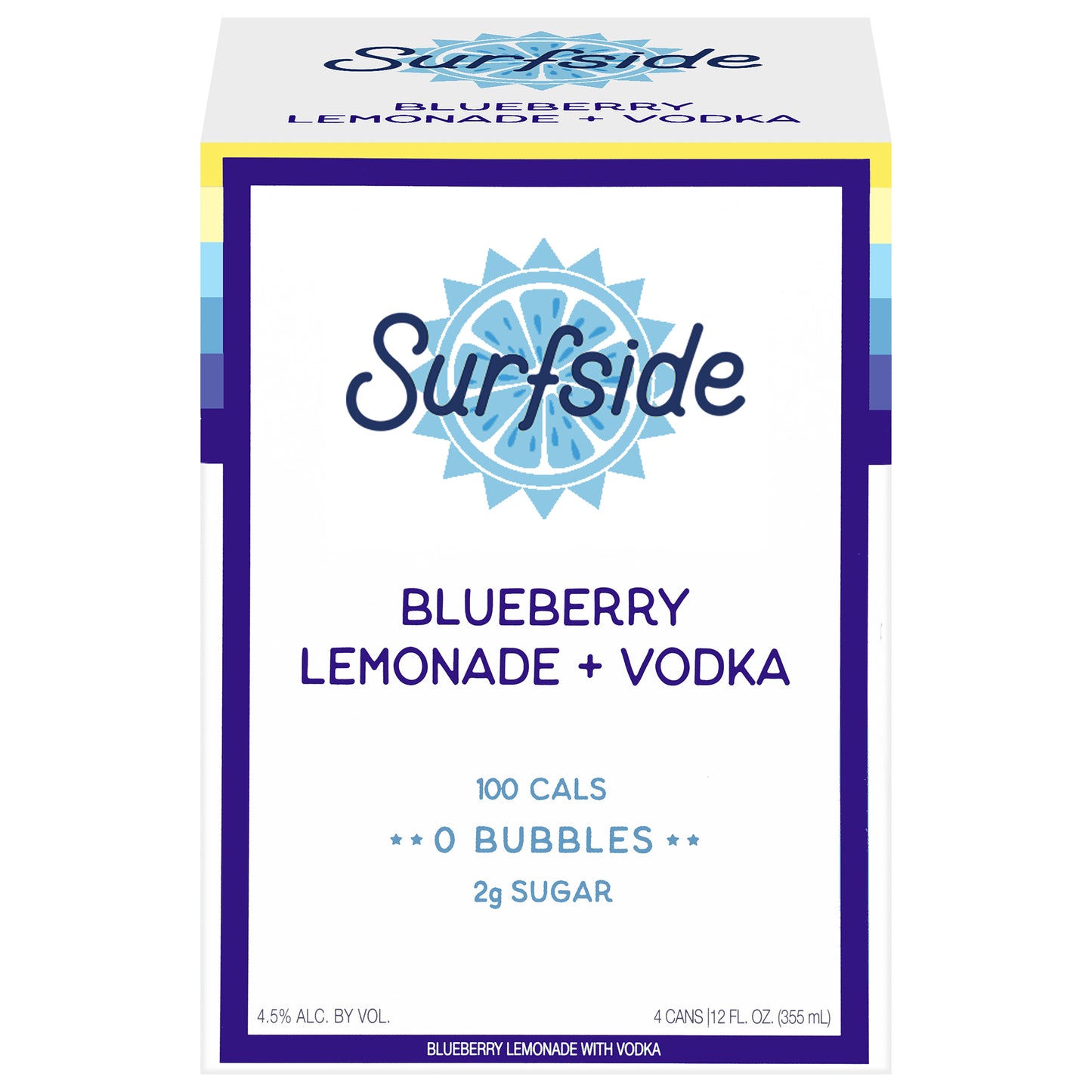 Surfside Blueberry Lemonade + Vodka 4 - 12 fl oz Cans