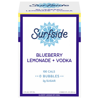 Surfside Blueberry Lemonade + Vodka 4 - 12 fl oz Cans