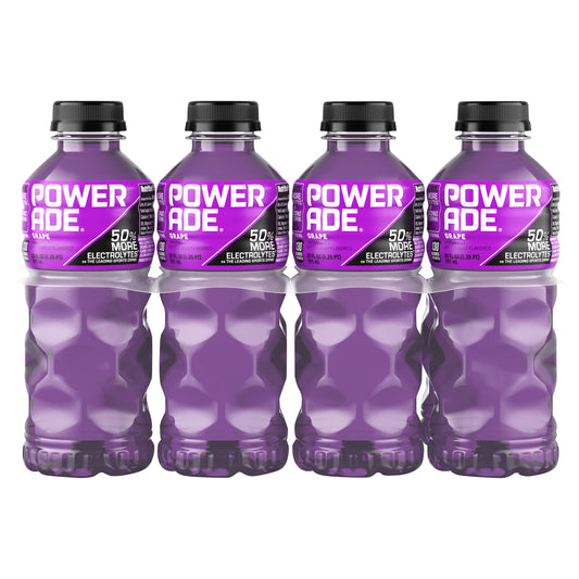 POWERADE Grape Sports Drink, 20 fl oz (Pack of 8)