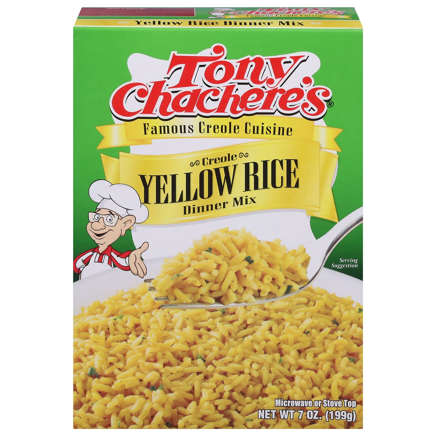 Tony Chachere's Creole Yellow Rice Dinner Mix 7 oz